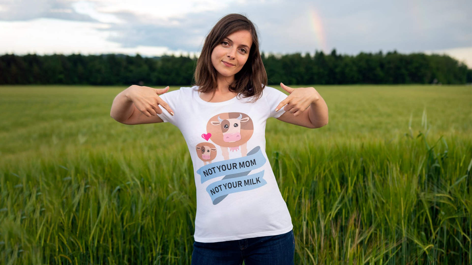 Ženska majica “Not your mom, not your milk.”