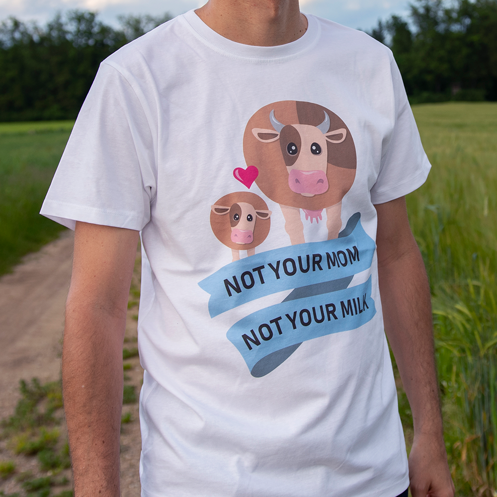 Moška majica “Not your mom, not your milk.”