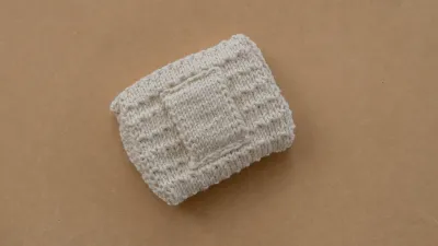 Pletena torbica s srčkom - slika 3